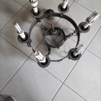 Lampadario Ottone 6 Luci 