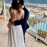 Abito da sposa Pronovias in seta