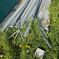 Tettoia per betoniera, auto o altro