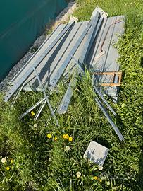 Tettoia per betoniera, auto o altro