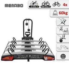 MENABO PORTABICI -GANCIO TRAINO ALCOR 4 ALLUMINIO
