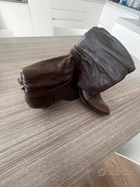 Stivali texani colere testa di moro per donna