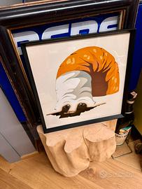 Armando Testa serigrafia “Cane da tabacco” vintage
