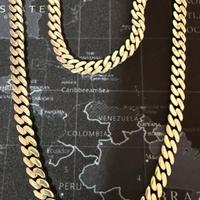 Collana piu bracciale cuban argento 925