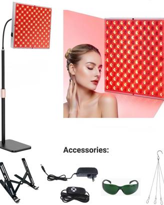 Lampada a pannello per terapia a luce rossa a 225