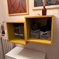 2 Mensole cubi gialli ikea