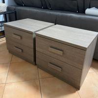 Comodini Mondo Convenienza rovere grigio