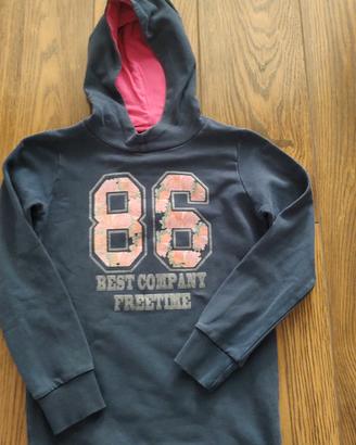 Felpa ragazza 14 anni blu taglia S