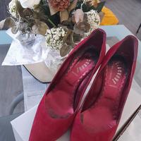 Scarpe Eleganti da Donna in Camoscio Bordeaux n.40