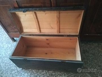 cassa in legno apribile