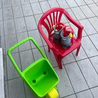 Sedia carrello e pattini bambino