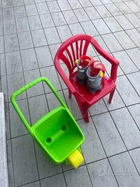 Sedia carrello e pattini bambino