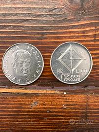 100 Lire Guglielmo Marconi 1974