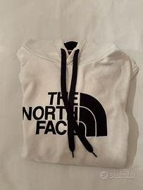 Felpa con Cappuccio The North Face Big Logo Bianca