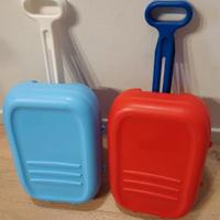 2 mini trolley bambini
