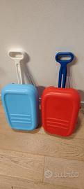 2 mini trolley bambini