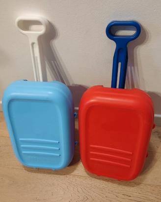 2 mini trolley bambini