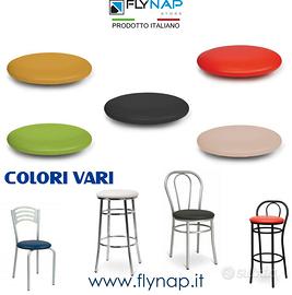 Sedile imbottito TONDO per sedie e sgabelli