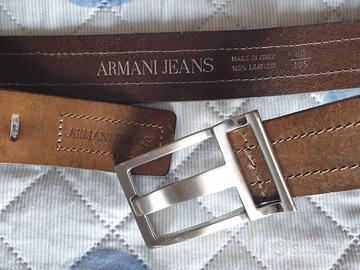 Cintura Armani Jeans - Pelle 105 Made in Italy