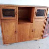 S.Antioco Madia etnica in legno con ripiani.Conseg