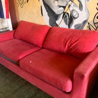 Divano rosso 3 posti