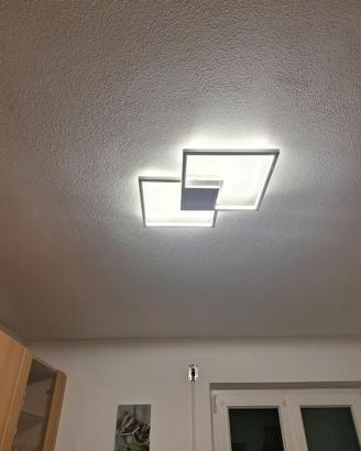 Lampadario LED moderno a quadrati intrecciati