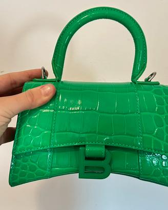 BALENCIAGA HOURGLASS XS – VERDE COCCO
