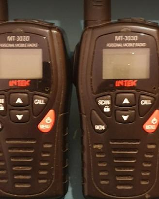 Coppia di ricetrasmittenti portatili Intek MT-3030