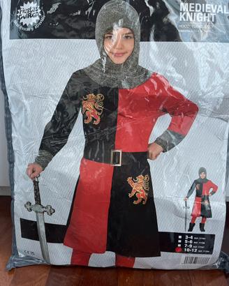 Costume cavaliere medievale 10-12 anni