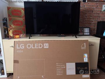 TV 48 pollici LG OLED AI B4 4K Smart TV 2024
