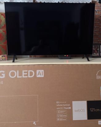 TV 48 pollici LG OLED AI B4 4K Smart TV 2024