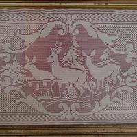 Quadro filet uncinetto