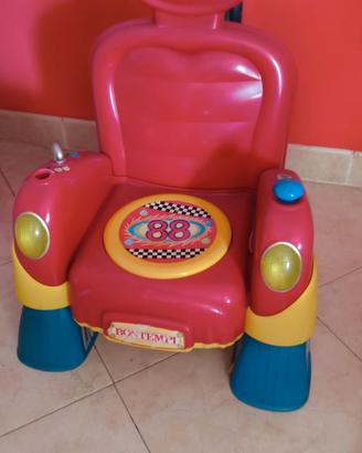 poltrona-sedia bimbo/bimba in plastica 