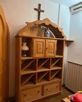 Credenza Rustico in Legno massello gardenese