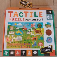 Headu Tactile puzzle Montessori 1-4 anni