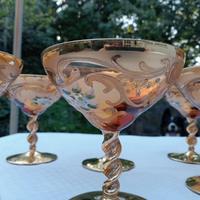 Coppe champagne Murano anni ‘70