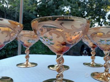 Coppe champagne Murano anni ‘70