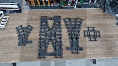 4 scambi x binari lego compatibili