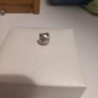 Charm per bracciale Pandora Gatto curioso argento