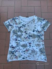 T-shirt RickyRich fantasia floreale – taglia XL