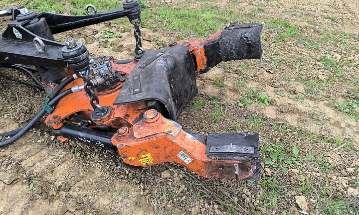 Scuotitore per escavatore