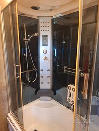 CABINA DOCCIA-BAGNO TURCO-IDROMASSAGGIO e PLANTARE