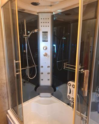 CABINA DOCCIA-BAGNO TURCO-IDROMASSAGGIO e PLANTARE