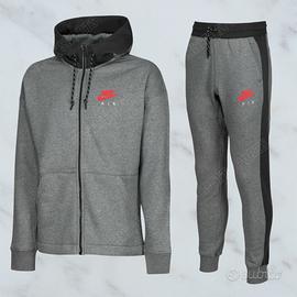 Nike Tuta Completa Uomo Felpa Pantaloni 861628-091