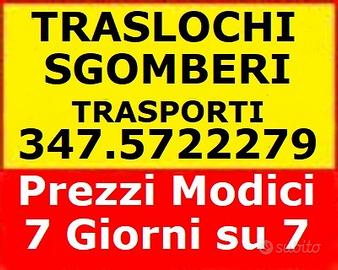 TRASPORTI TRASLOCHI SMALTIMENTI RAPIDI economici
