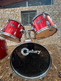 Batteria Century rossa – set completo