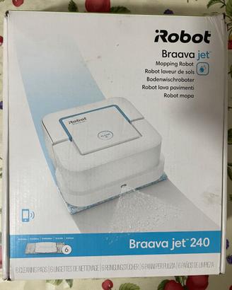 iRobot Braava Jet 240 Robot Lavapavimenti - Bianco