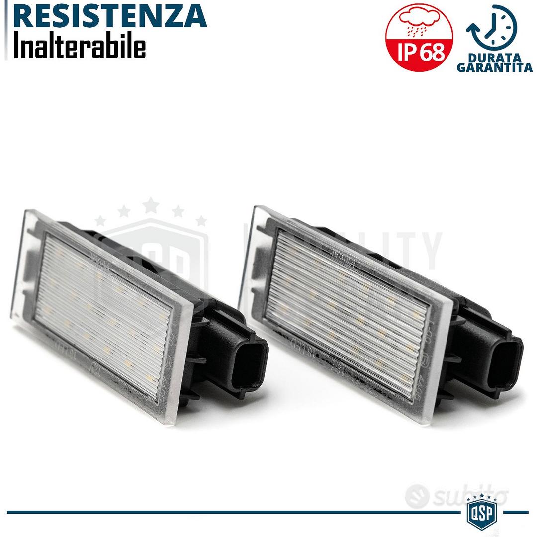 Plafoniera Targa Led Renault Clio IV Placchetta Completa Bianca 6000k