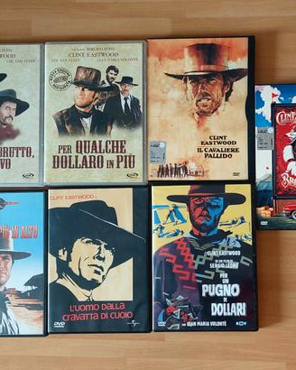 Western con Clint Eastwood lotto 7 dvd