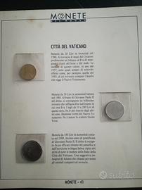 monete città del Vaticano 